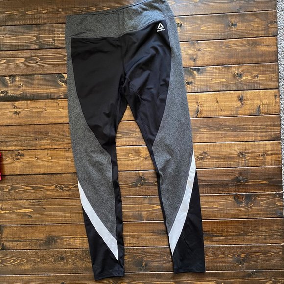 Reebok Color Block Athletic Leggings - Picture 1 of 4